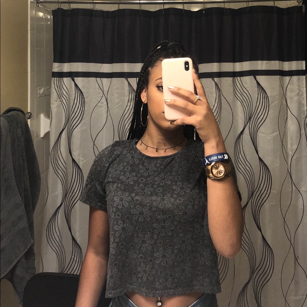 Floral crop top
